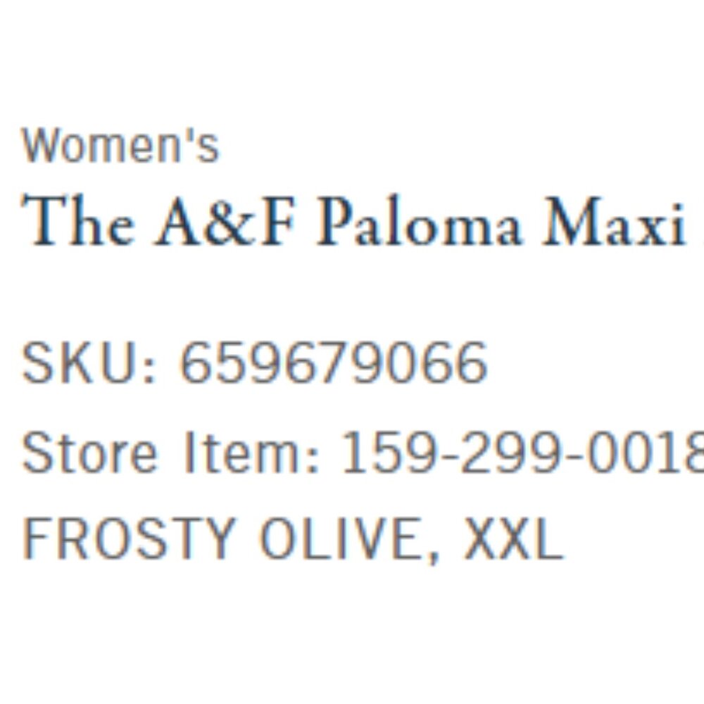 NWOT XXL The A&F Paloma Maxi Dress - Frosty Olive Modal - Picture 9 of 10